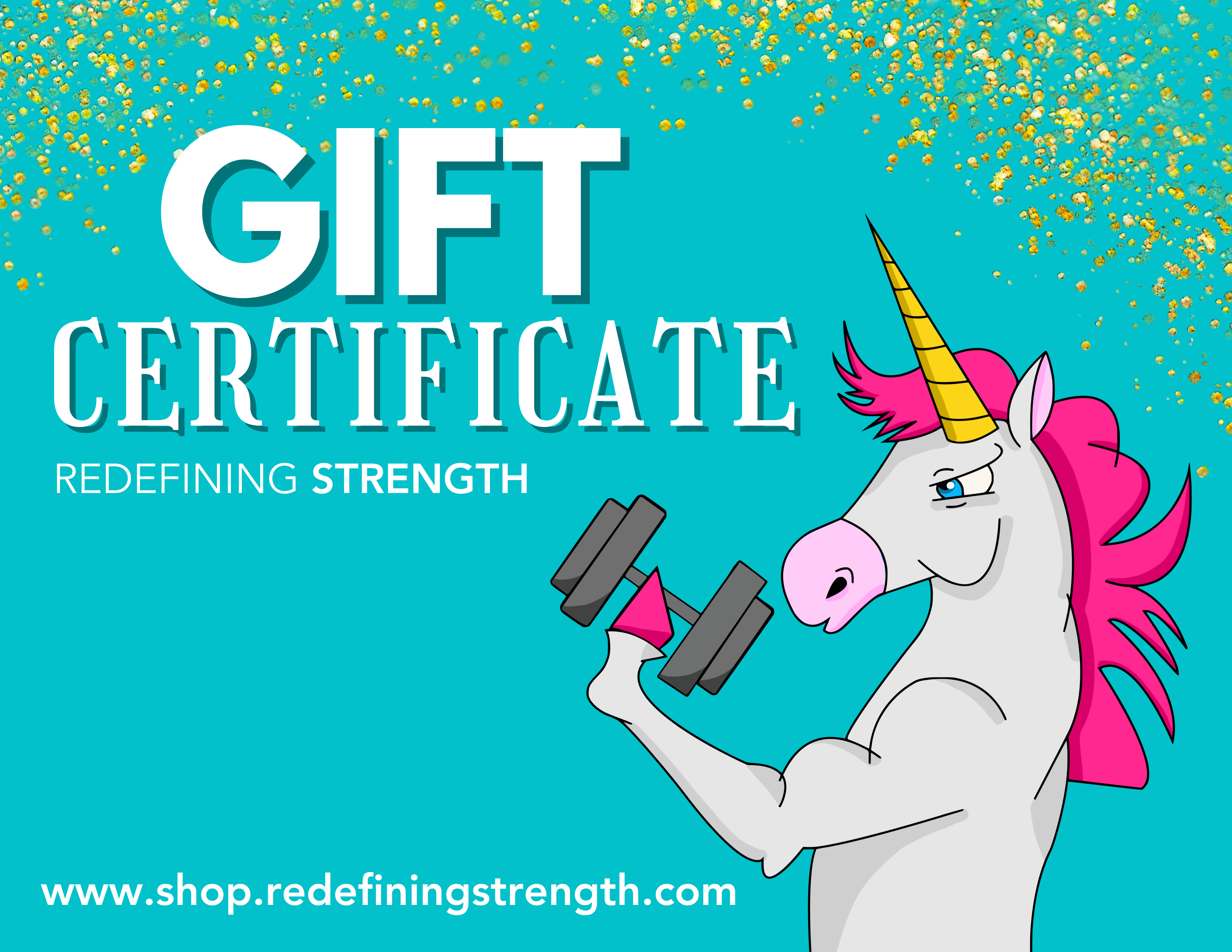 Redefining Strength Gift Cards